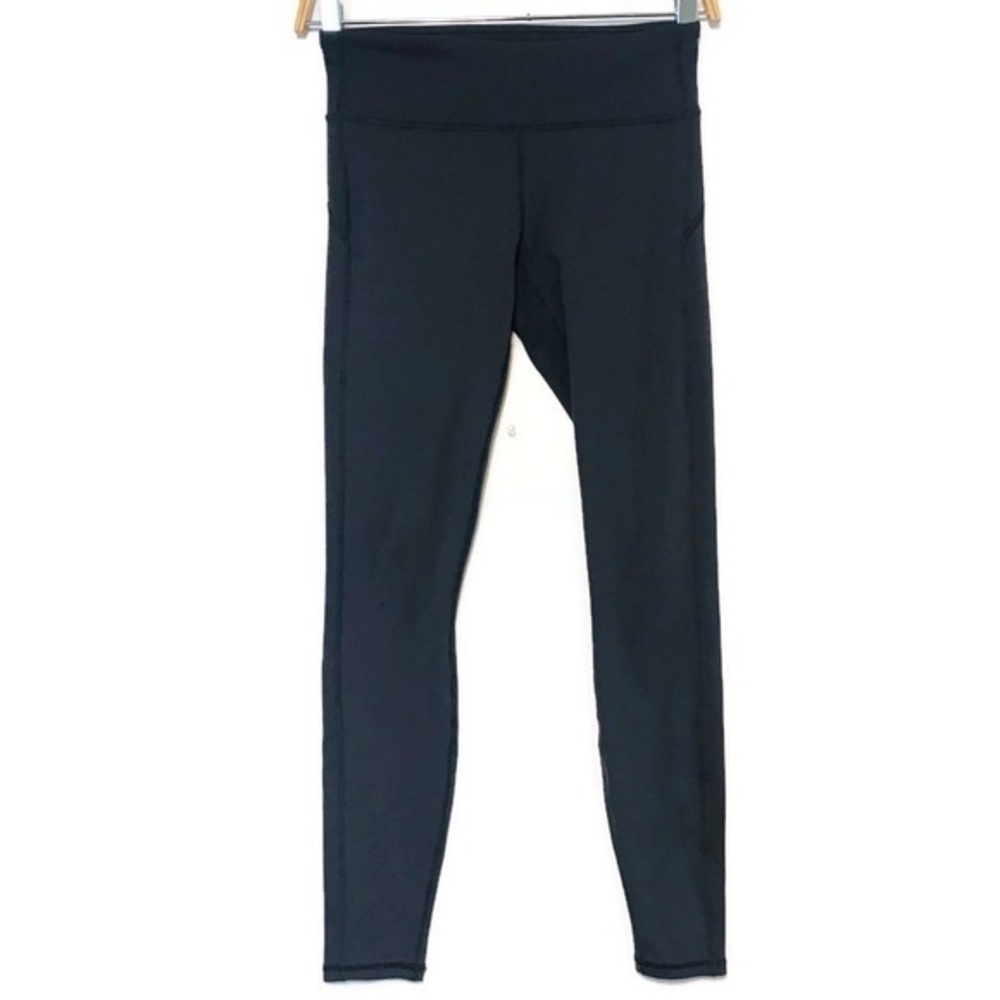 Fabletics Charcoal Gray Mid Rise Powerhold Leggings Size XS Extra Small 0 2